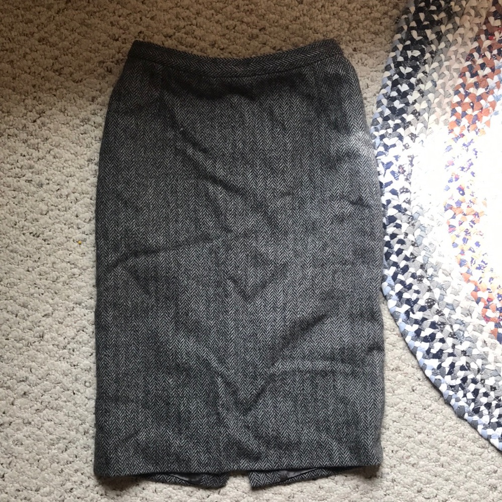 Dolce and Gabbana Herringbone Skirt